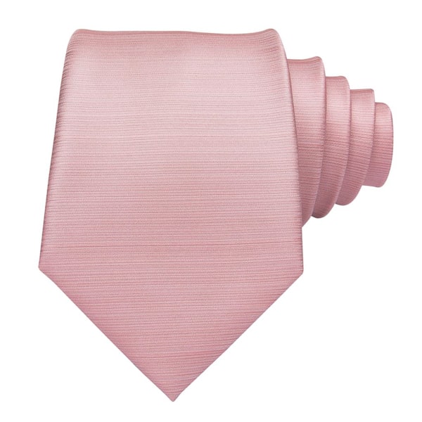 Endery Men’s Baby Pink & Rose Gold Silk Tie – Elegant & Luxury Design